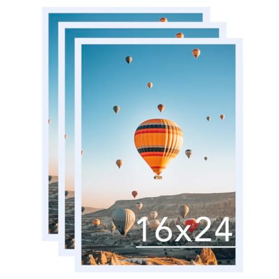 16x24 Picture Frame Set of 3 for Poster Photo Picture and 40x60 cm Canvas Horizontal and Vertical Formats for Wall Hanging 16 x
16x24 Picture Frame Set of 3 for Poster Photo Picture and 40x60 cm Canvas Horizontal and Vertical Formats for Wall Hanging 16 x