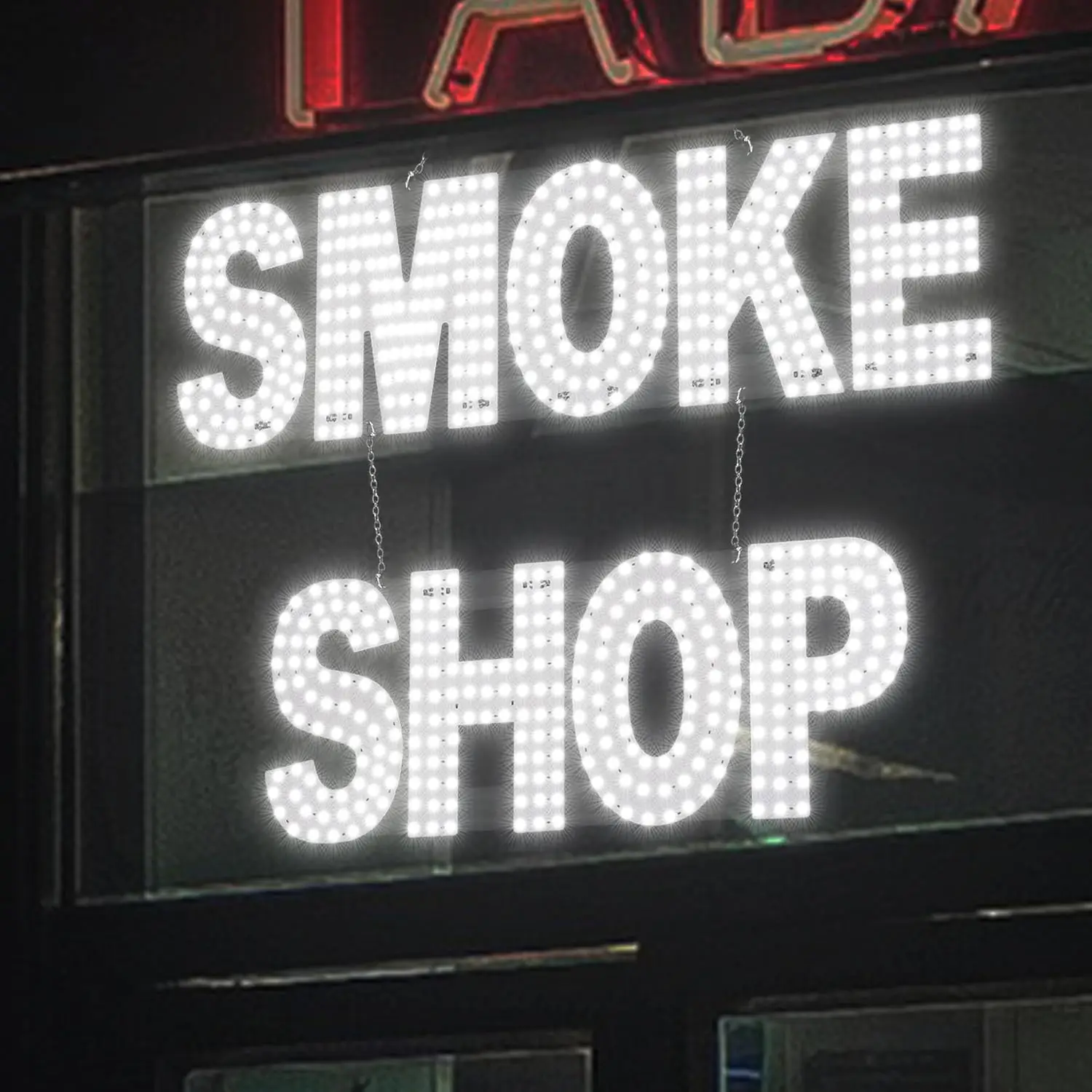 30"x20" LED Smoke Shop Sign for Business, Bright Store Sign with Remote Control, Hanging Installation for Window Wall Door
30"x20" LED Smoke Shop Sign for Business, Bright Store Sign with Remote Control, Hanging Installation for Window Wall Door