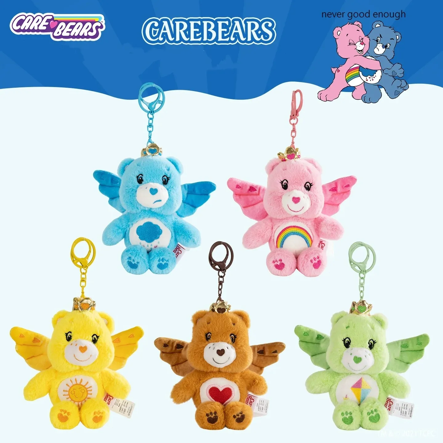 Care Bears Angel Wings Plush Keychain, Cute Bag Charm & Luggage Accessory, Kawaii Plush Animal Keyring for Bags & Gifts
Care Bears Angel Wings Plush Keychain, Cute Bag Charm & Luggage Accessory, Kawaii Plush Animal Keyring for Bags & Gifts