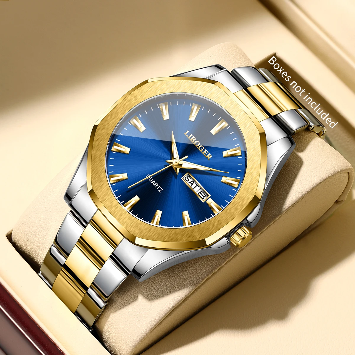 Luxury Men's Luxury Quartz Watch Stainless Steel Strap Date Calendar Business Wristwatches Reloj Hombre Clock Gift (Without Box)
Luxury Men's Luxury Quartz Watch Stainless Steel Strap Date Calendar Business Wristwatches Reloj Hombre Clock Gift (Without Box)