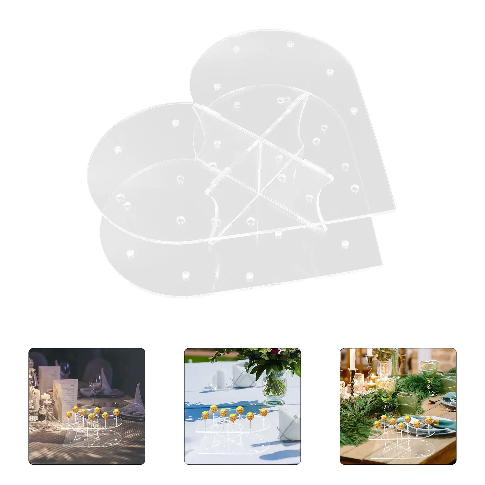 Clear Acrylic Heart Shape Cakepop Stand 15 Holes Lollipop Holder Display Stand Wedding Cake Pops Display
Clear Acrylic Heart Shape Cakepop Stand 15 Holes Lollipop Holder Display Stand Wedding Cake Pops Display