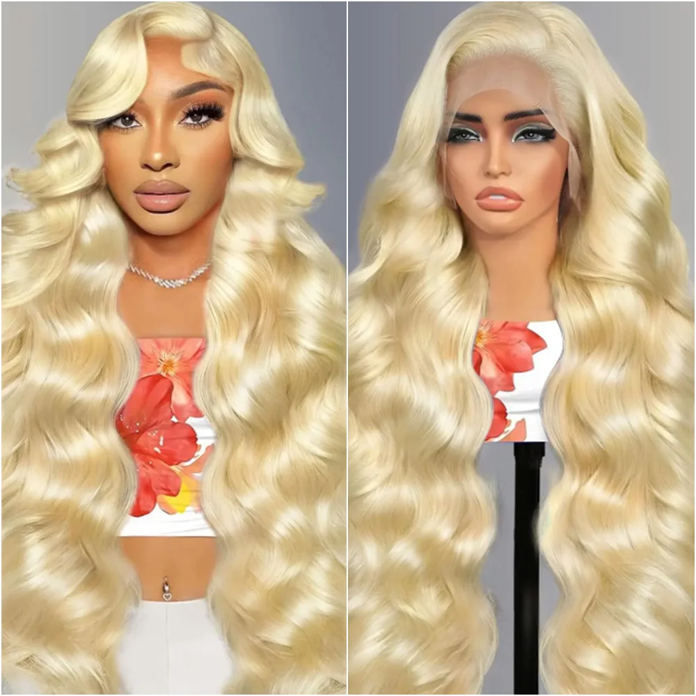 613 Blonde 40 Inches 13x4 HD Lace Frontal Wig 13x6 HD Lace Front Human Hair Wigs Body Wave 220 Density Brazilian Hair for Women
613 Blonde 40 Inches 13x4 HD Lace Frontal Wig 13x6 HD Lace Front Human Hair Wigs Body Wave 220 Density Brazilian Hair for Women