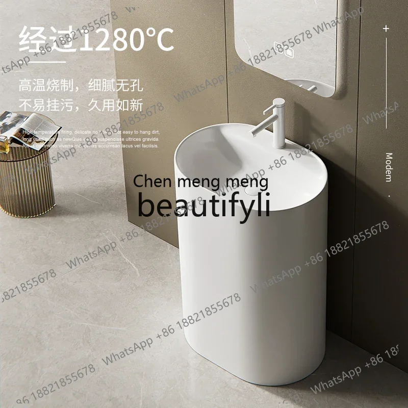 New arrive Column basin ceramic floor-to-ceiling washbasin, balcony bathroom small apartment washbasin
New arrive Column basin ceramic floor-to-ceiling washbasin, balcony bathroom small apartment washbasin