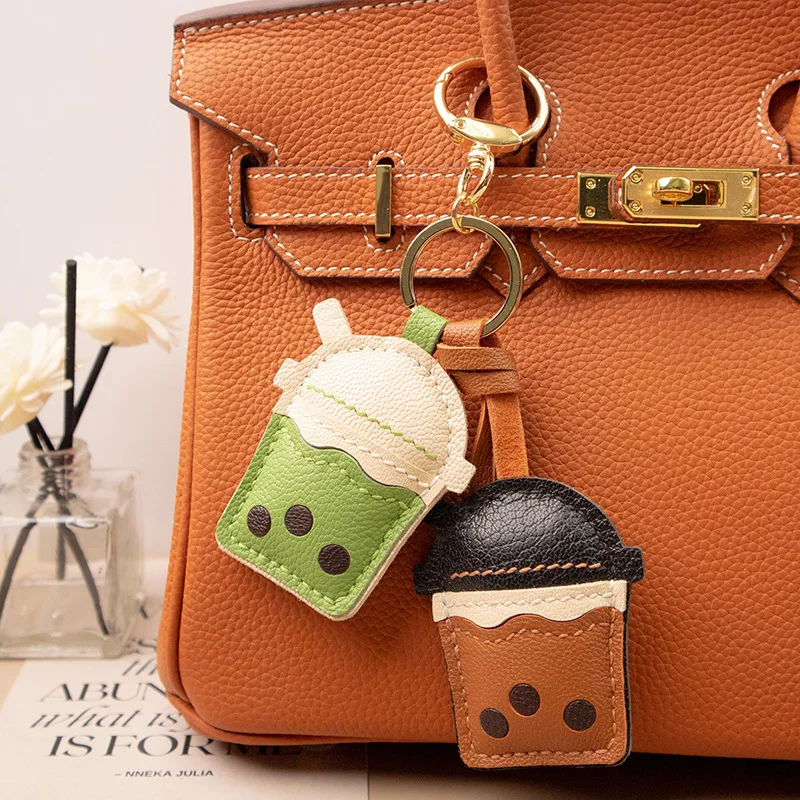 Creative Milk Tea Cup Pendant Pu Leather Bubble Tea Bag Pendant Cute Milk Tea Shop Merchandise Accessories Versatile Keychain
Creative Milk Tea Cup Pendant Pu Leather Bubble Tea Bag Pendant Cute Milk Tea Shop Merchandise Accessories Versatile Keychain