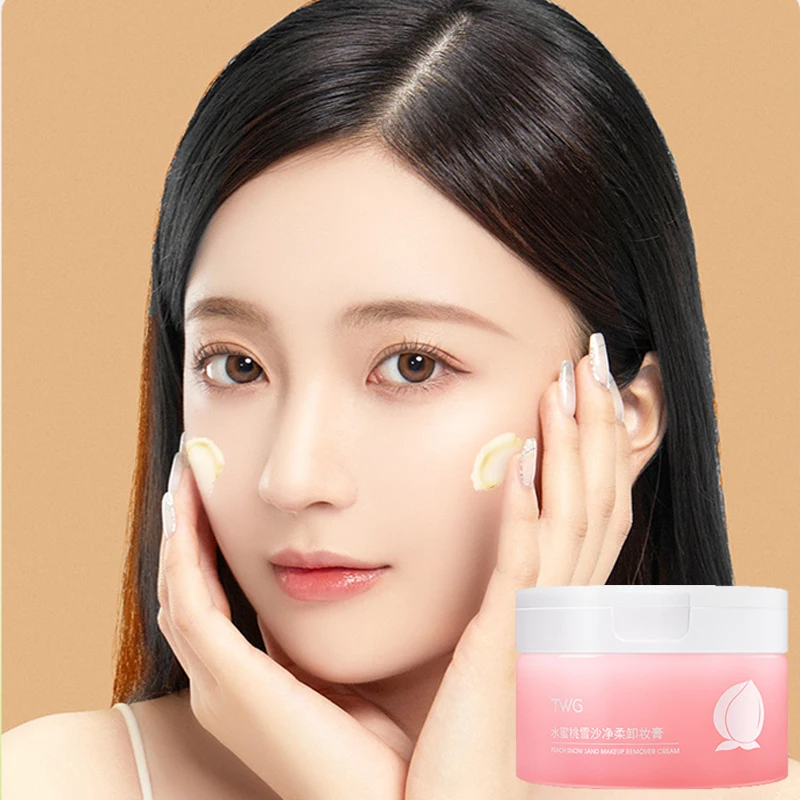 Peach Soft Makeup Remover Cream Gentle Cleansing Cream Make-up Remover Cleansing and Nourish Skin 3-in-1 Make-up Remover Cream
Peach Soft Makeup Remover Cream Gentle Cleansing Cream Make-up Remover Cleansing and Nourish Skin 3-in-1 Make-up Remover Cream