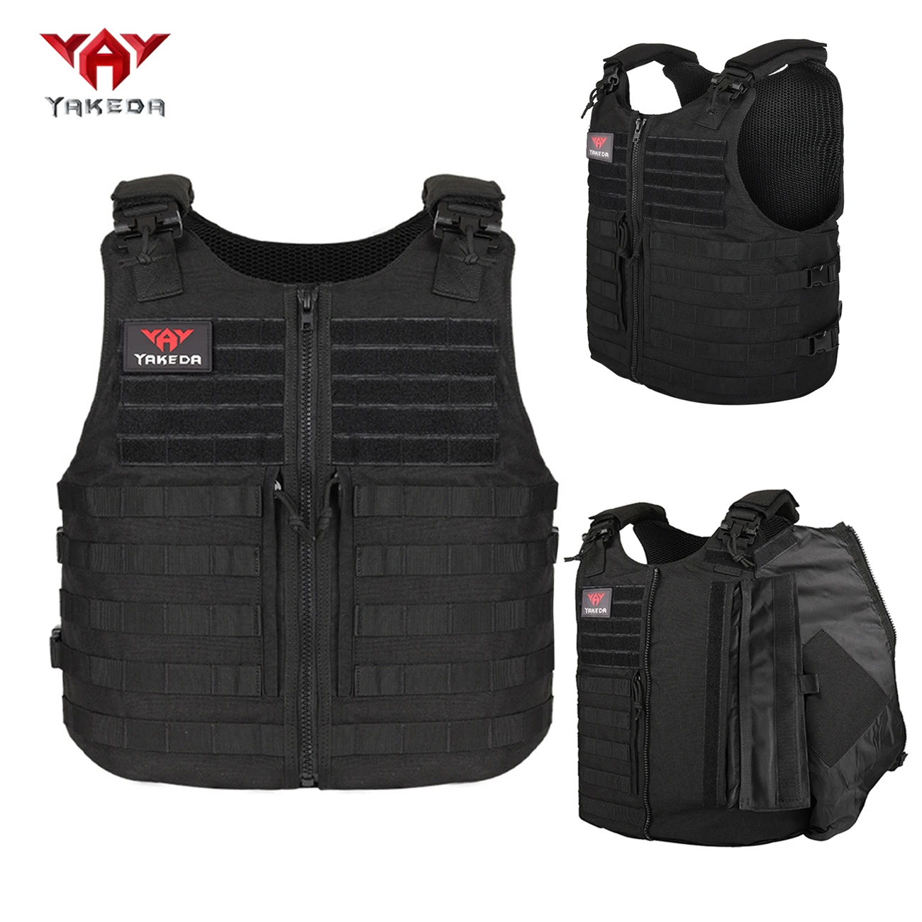 YAKEDA MOLLE Zipper Hunting Tank Top Quick Release Shoulder Strap Hidden Pocket Suitable for Outdoor Hunting Sports
YAKEDA MOLLE Zipper Hunting Tank Top Quick Release Shoulder Strap Hidden Pocket Suitable for Outdoor Hunting Sports