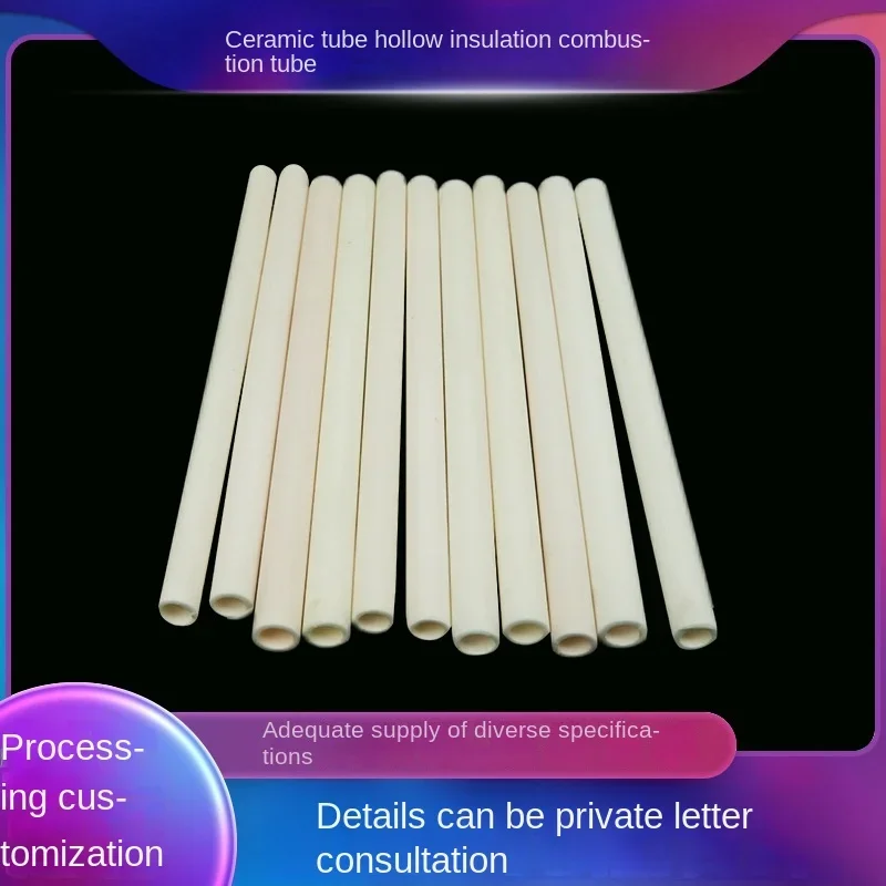 High Temperature Resistant Corrosion Wear Ceramic Tube Hollow Insulating Burning Pipe,8mm OD ,4mm ID,200mm Length
High Temperature Resistant Corrosion Wear Ceramic Tube Hollow Insulating Burning Pipe,8mm OD ,4mm ID,200mm Length