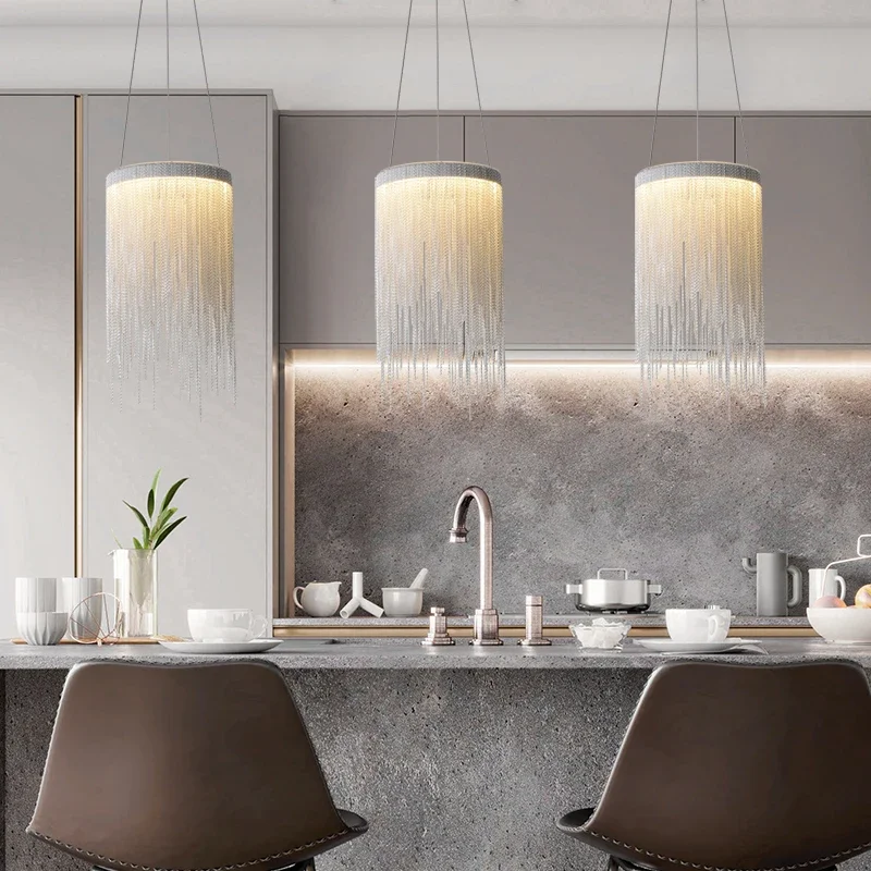 Modern Samll Tassel Pendant Light Chains Minimalist Luxury Suspension Luminaire Bedroom Living Room Decoration
Modern Samll Tassel Pendant Light Chains Minimalist Luxury Suspension Luminaire Bedroom Living Room Decoration