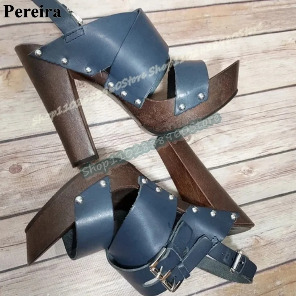 Occidental Style Leather Buckle Strap Platform Sandals Thick Heel Shoes For Women Ankle Buckle Strap Open Toe Zapatos Para Mujer
Occidental Style Leather Buckle Strap Platform Sandals Thick Heel Shoes For Women Ankle Buckle Strap Open Toe Zapatos Para Mujer