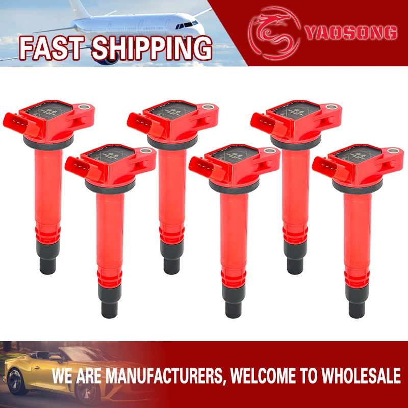 4/6 PERFORMANCE IGNITION COIL FOR SCION TC TOYOTA 4RUNNER AVALON CAMRY HIGHLANDER LAND CRUISER RAV4 SEQUOIA SIENNA TUNDRA VENZA
4/6 PERFORMANCE IGNITION COIL FOR SCION TC TOYOTA 4RUNNER AVALON CAMRY HIGHLANDER LAND CRUISER RAV4 SEQUOIA SIENNA TUNDRA VENZA