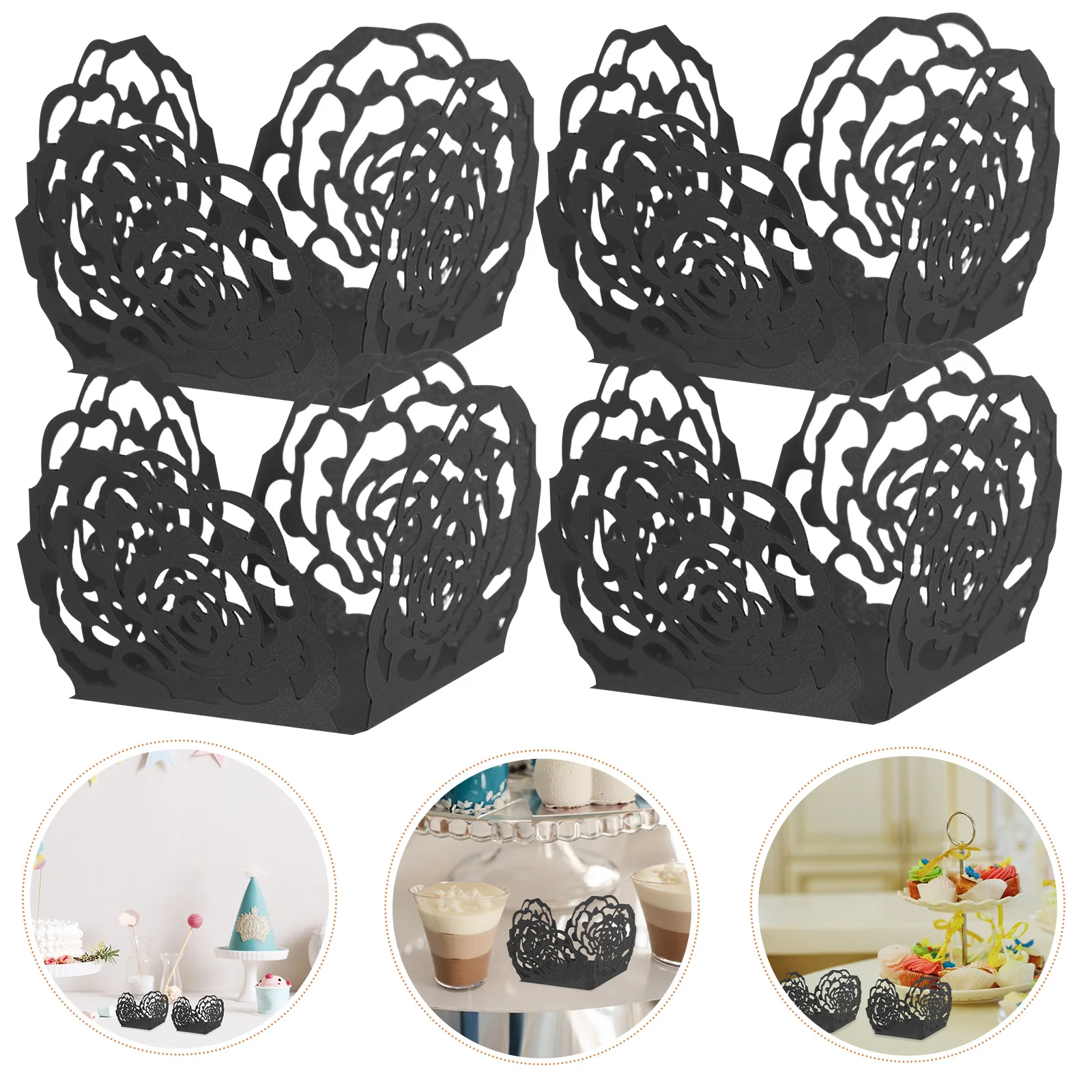 50 Pcs Chocolate Paper Cups Liner Wrappings Baking Liners Candy Wrapper Cake Making Supplies
50 Pcs Chocolate Paper Cups Liner Wrappings Baking Liners Candy Wrapper Cake Making Supplies