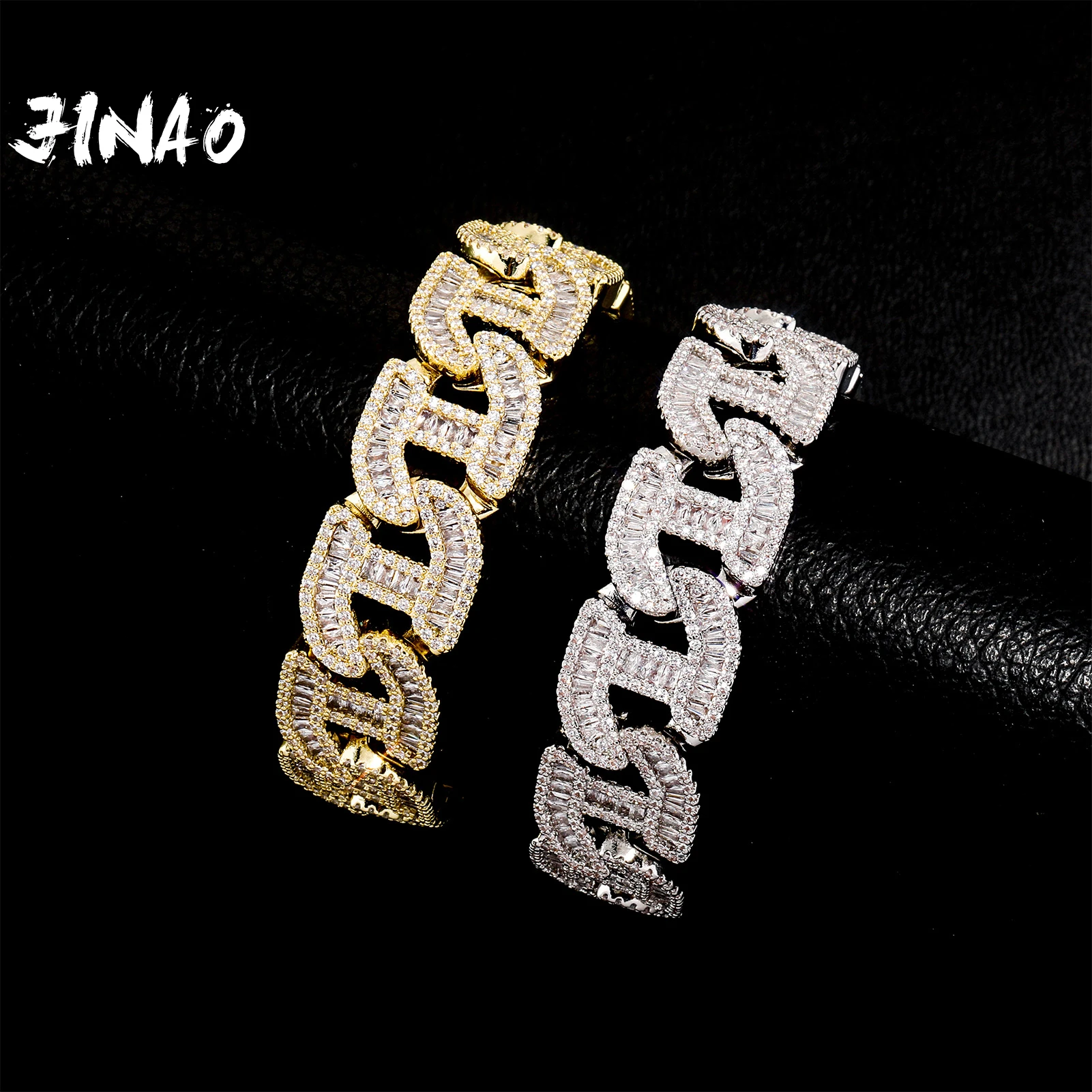 JNAO Spring Clasp High Quality Miami Cuban Chain Iced Cravejado AAA+ Cubic Zircon Necklace Men and Women Jewelry
JNAO Spring Clasp High Quality Miami Cuban Chain Iced Cravejado AAA+ Cubic Zircon Necklace Men and Women Jewelry