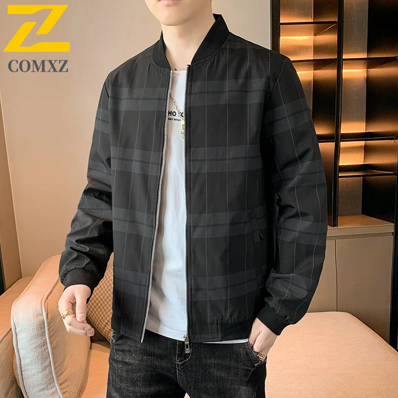 Spring And Autumn Jacket Men's Fashion Classic Plaid Series Baseball Suit Coat 2025 New Casual British Style Loose Windbreaker
Spring And Autumn Jacket Men's Fashion Classic Plaid Series Baseball Suit Coat 2025 New Casual British Style Loose Windbreaker