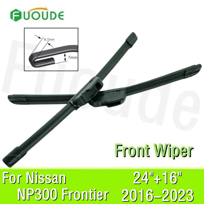Wiper Blade For Nissan NP300 Frontier 24"+16" Car Windshield Windscreen Rubber 2016-2023
Wiper Blade For Nissan NP300 Frontier 24"+16" Car Windshield Windscreen Rubber 2016-2023