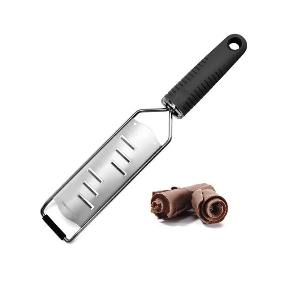 Large Grater Shaver Stainless Steel Blade with Ergonomic NonStick Handle for Parmesan Cheese Chocolates Vegetables Perfect Curl
Large Grater Shaver Stainless Steel Blade with Ergonomic NonStick Handle for Parmesan Cheese Chocolates Vegetables Perfect Curl
