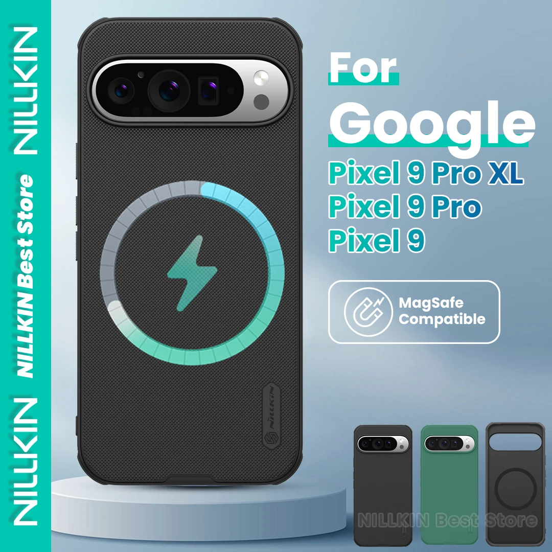 Чехол Nillkin для Google Pixel 9 Pro XL/Pixel 9 Pro/Pixel 9 с магнитной зарядкой Magsafe, противоударный жесткий чехол из ТПУ для ПК 
Чехол Nillkin для Google Pixel 9 Pro XL/Pixel 9 Pro/Pixel 9 с магнитной зарядкой Magsafe, противоударный жесткий чехол из ТПУ для ПК