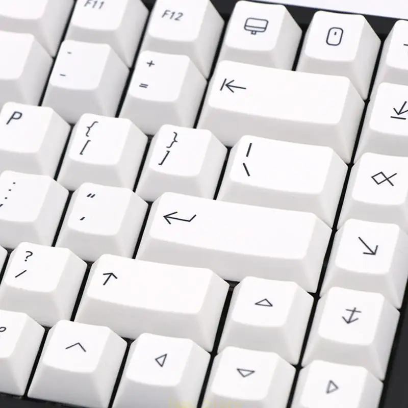 LX0B 140 клавиш Механический клавиш PBT Dye Sub White для крышки ключа для переключателя MX 61/87/104
LX0B 140 клавиш Механический клавиш PBT Dye Sub White для крышки ключа для переключателя MX 61/87/104