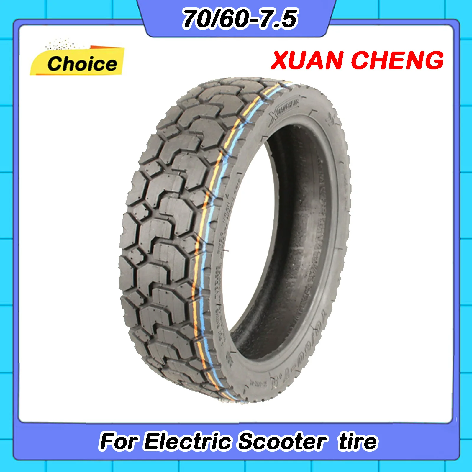 XUAN CHENG 11Inch Vacuum 70/60-7.5 Tyres Tubeless Off-Road Tire for Ninebot ZT3 ZT3 Pro Electric Scooter Front and Rear Wheels
XUAN CHENG 11Inch Vacuum 70/60-7.5 Tyres Tubeless Off-Road Tire for Ninebot ZT3 ZT3 Pro Electric Scooter Front and Rear Wheels