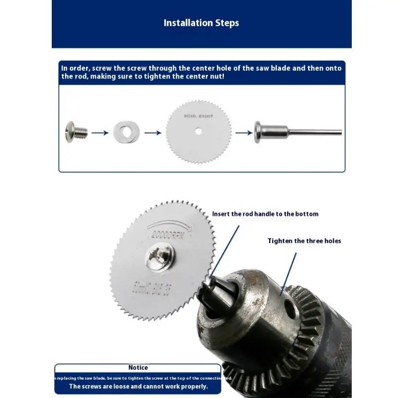 1 комплект, высокоскоростная стальная циркулярная пила, режущий диск, вращающийся сверлильный инструмент, аксессуары для дерева, пластика и алюминия
1 комплект, высокоскоростная стальная циркулярная пила, режущий диск, вращающийся сверлильный инструмент, аксессуары для дерева, пластика и алюминия