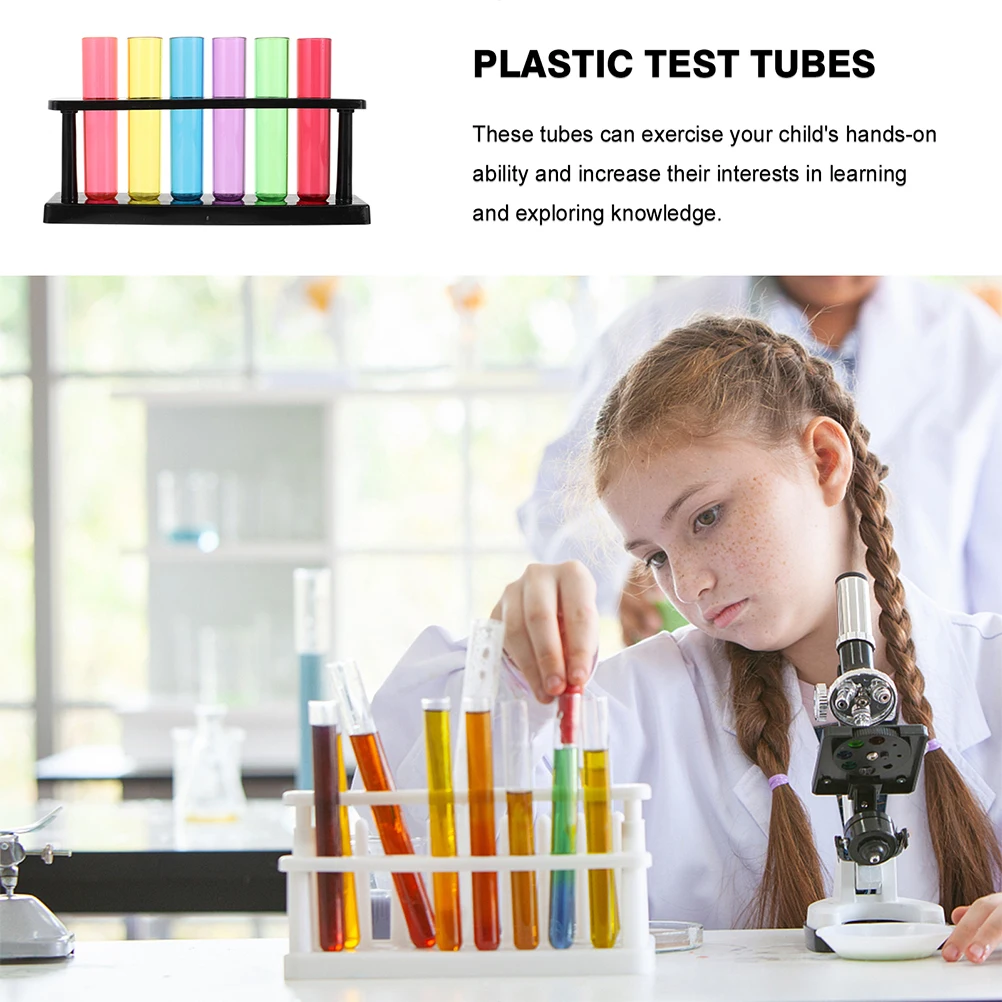 2 set 2 Sets Plastic Transparent Test Tubes for Science Experiments Kids Educational Diy Lab Supplies Liquid Storage Containers
2 set 2 Sets Plastic Transparent Test Tubes for Science Experiments Kids Educational Diy Lab Supplies Liquid Storage Containers