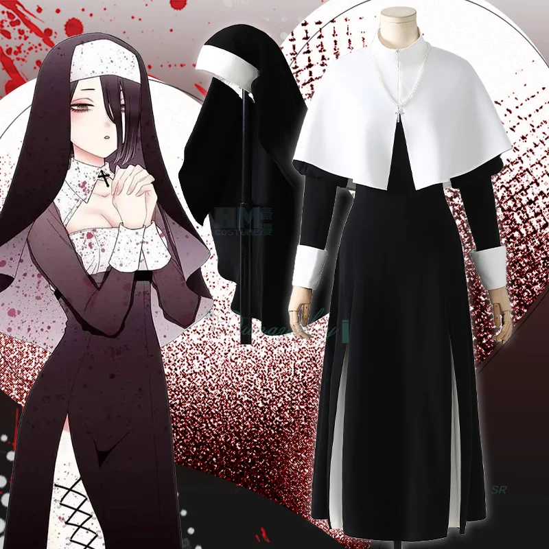 Kitagawa Marin Nun Cosplay Costume Terrifying Costume Anime My Darling For Halloween Dress-Up Party Role Play Carnival
Kitagawa Marin Nun Cosplay Costume Terrifying Costume Anime My Darling For Halloween Dress-Up Party Role Play Carnival