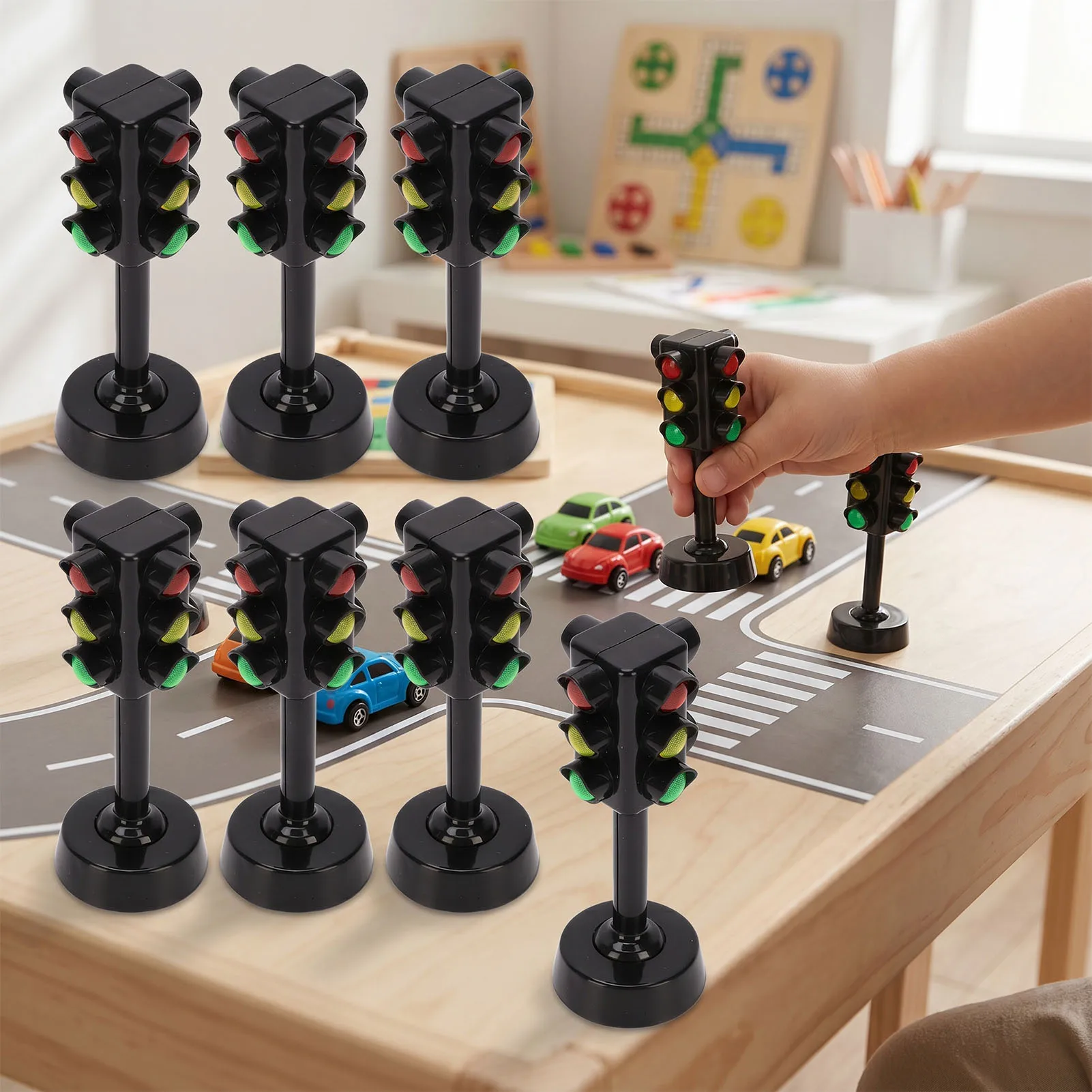12 Pcs Traffic Signal Light Lamp Toy Traffic Light Toy Realistic Mini Traffic Signal Light Lamp for Kids Boys Early Learning
12 Pcs Traffic Signal Light Lamp Toy Traffic Light Toy Realistic Mini Traffic Signal Light Lamp for Kids Boys Early Learning