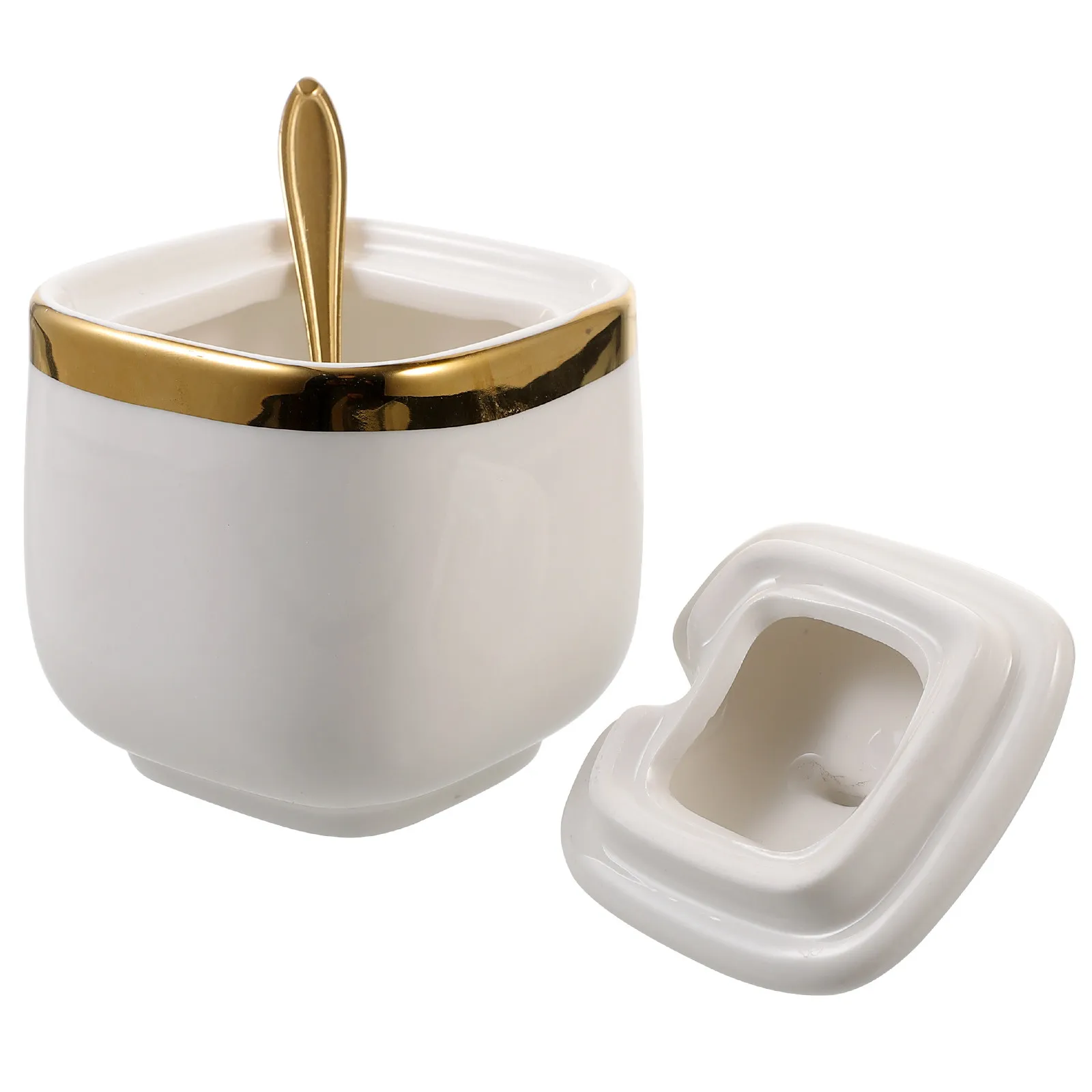 1Pcs Kitchen Seasoning Jar Ceramic Storage Container with Spoon Unique Non-Slip Design Long-Lasting Material for Home Hotel
1Pcs Kitchen Seasoning Jar Ceramic Storage Container with Spoon Unique Non-Slip Design Long-Lasting Material for Home Hotel