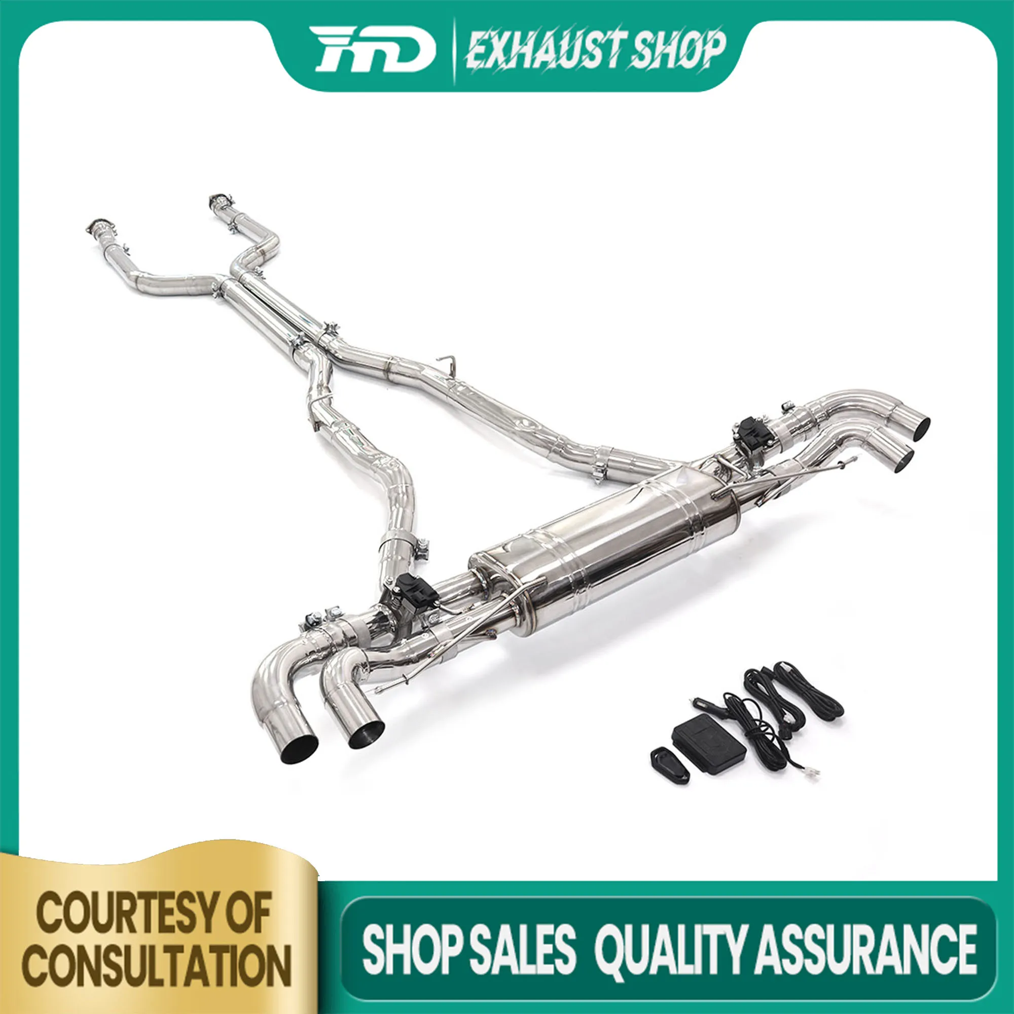 Customizable Catback For BMW X7 M60i 4.4T Stainless Steel Exhaust System Electronic Valve Muffler Car Parts HMD
Customizable Catback For BMW X7 M60i 4.4T Stainless Steel Exhaust System Electronic Valve Muffler Car Parts HMD