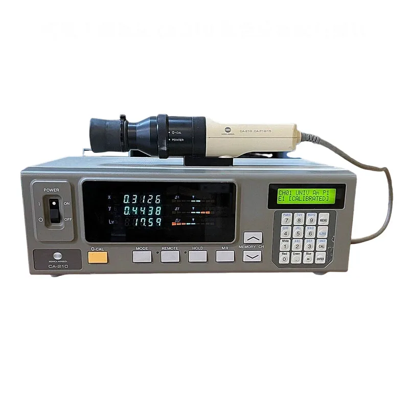 Konica Minolta CA-210 High Speed Electronic Color Analyzer with Probe 220v Electronic Testing Equipment
Konica Minolta CA-210 High Speed Electronic Color Analyzer with Probe 220v Electronic Testing Equipment