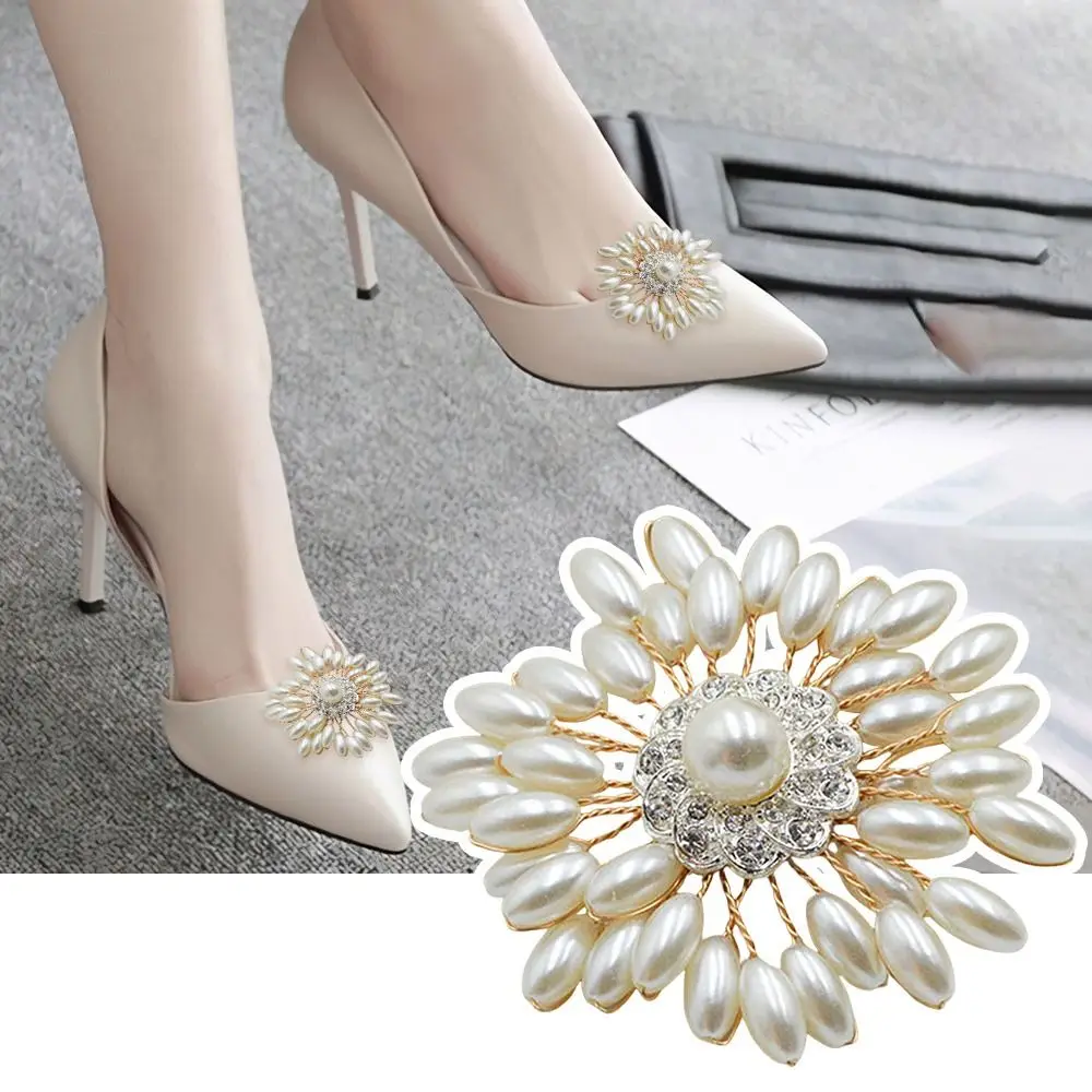 Decorative Accessories Crystal Flower Pearl Shoes Clip Removable DIY Shoes Charms Shiny High Heel Buckle Bag Accessories
Decorative Accessories Crystal Flower Pearl Shoes Clip Removable DIY Shoes Charms Shiny High Heel Buckle Bag Accessories