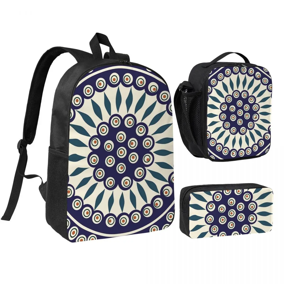 Boleslawiec Ceramics Backpack Student BookBag School Bag Shoulder Bags 3ps Insulated Lunch Bag Pencil Case
Boleslawiec Ceramics Backpack Student BookBag School Bag Shoulder Bags 3ps Insulated Lunch Bag Pencil Case