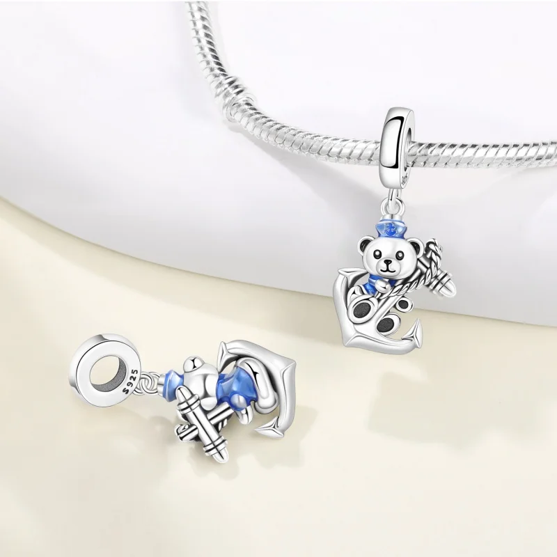 MISEFF 2025 New 925 Sterling Silver Pendant Bracelet Evening Party Beads Nautical Bear Ship Anchor For Diy Jewelry Gifts Making
MISEFF 2025 New 925 Sterling Silver Pendant Bracelet Evening Party Beads Nautical Bear Ship Anchor For Diy Jewelry Gifts Making