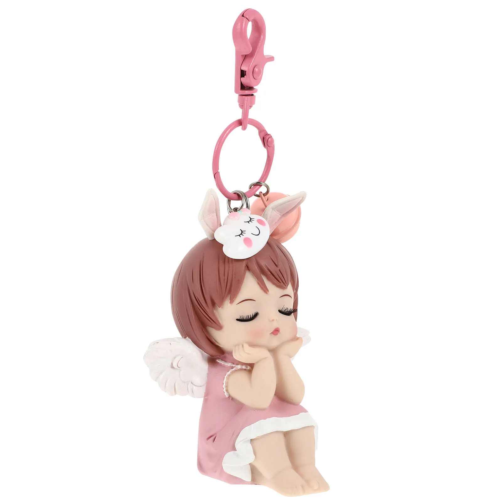 Cute Angel Keychain Pendant Charm Lightweight Portable Girly Women Bag Accessories Car Handbag Decorations
Cute Angel Keychain Pendant Charm Lightweight Portable Girly Women Bag Accessories Car Handbag Decorations