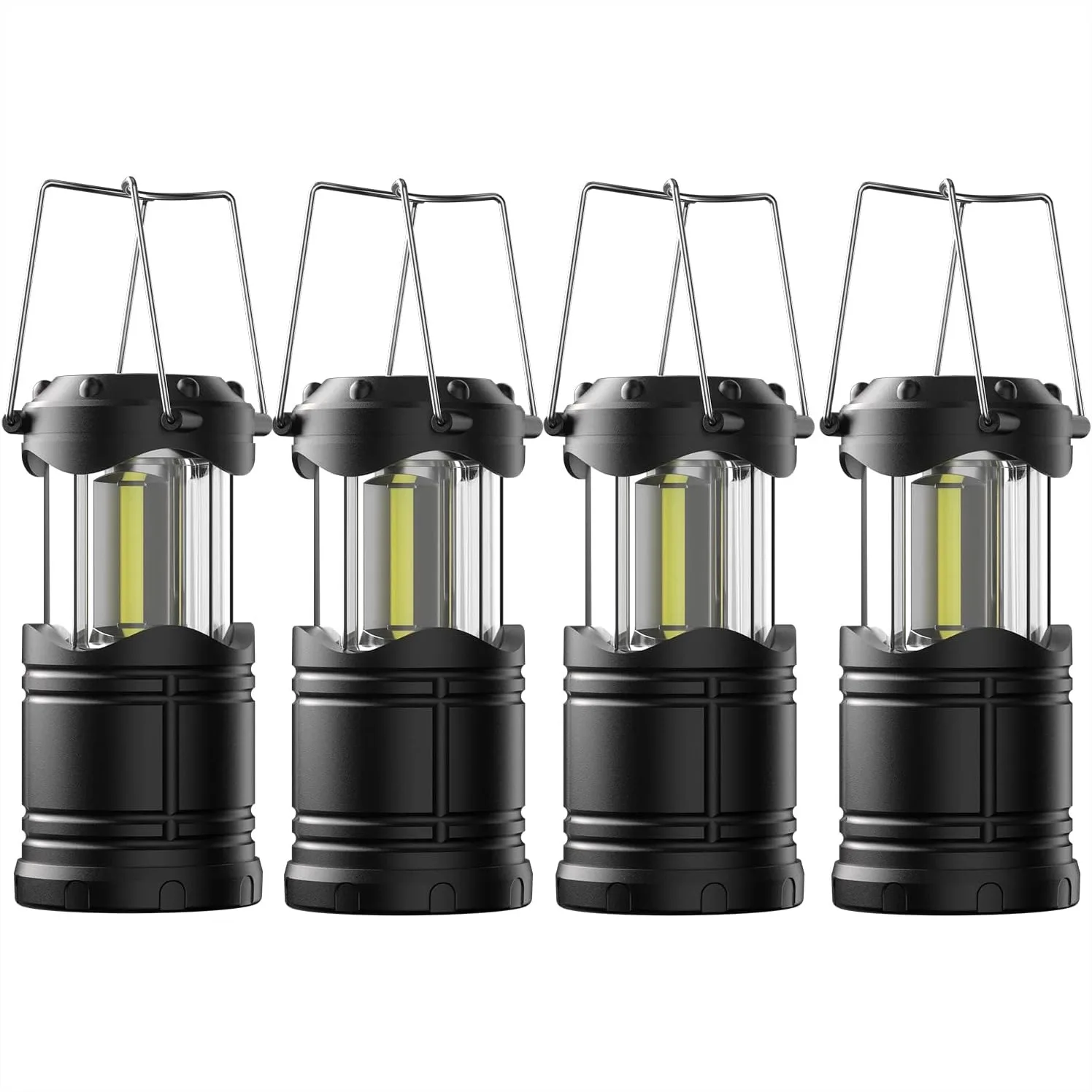LED Camping Lantern 4 Pack, Battery Powered Flashlight for Power Outages, Portable Collapsible Hanging Light for Home Outdoor
LED Camping Lantern 4 Pack, Battery Powered Flashlight for Power Outages, Portable Collapsible Hanging Light for Home Outdoor