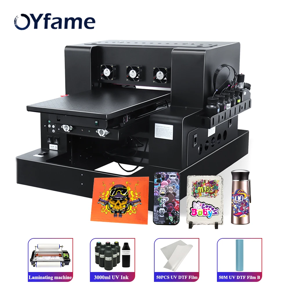 Автоматический УФ-принтер OYfame A3 с чернилами, принтер A3 UV DTF, планшетный принтер формата a3 для фотографий
Автоматический УФ-принтер OYfame A3 с чернилами, принтер A3 UV DTF, планшетный принтер формата a3 для фотографий