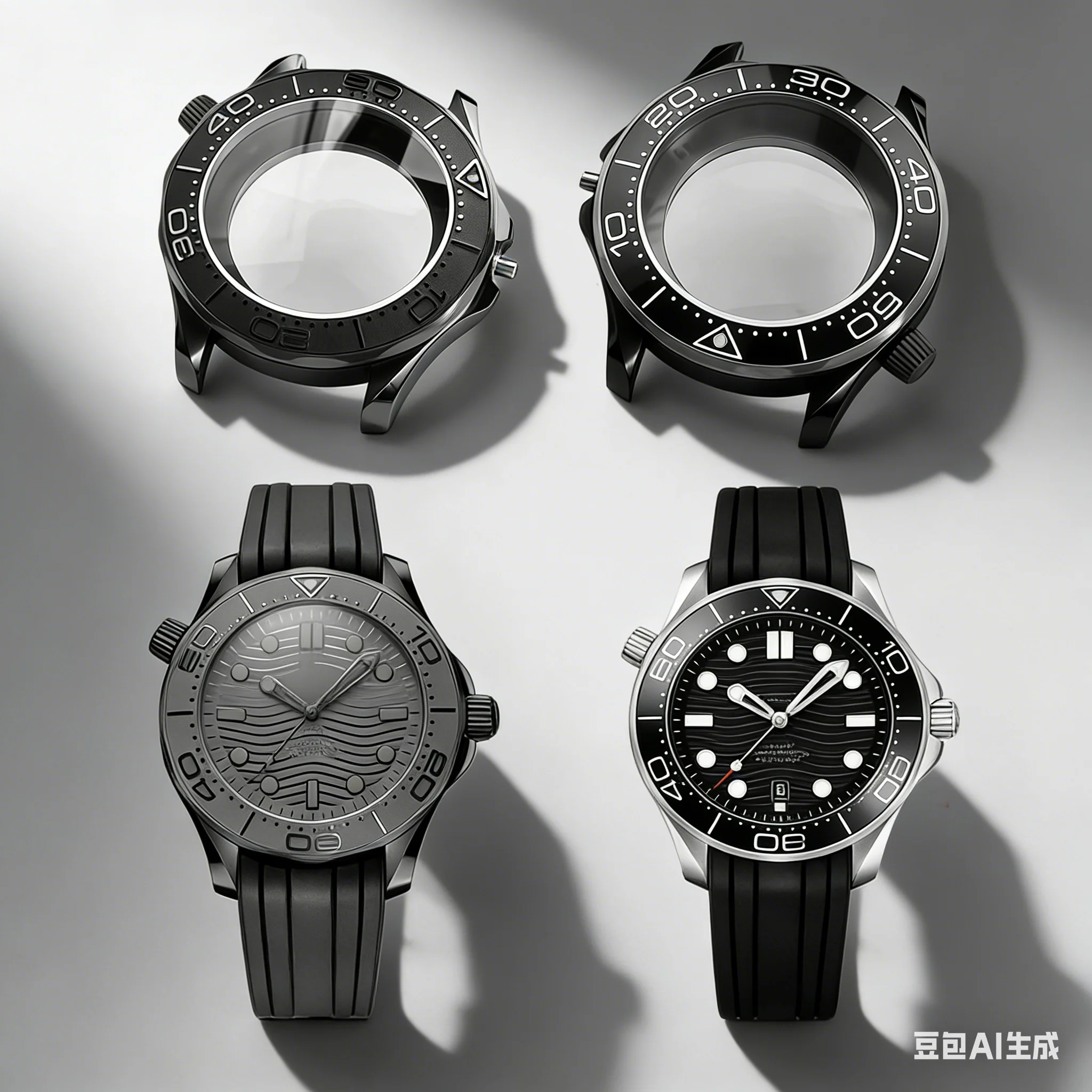 Ceramic case for Omega 2824 movement Seamaster 300 series 43mm ceramic case stainless steel back cover sapphire mirror mod kit
Ceramic case for Omega 2824 movement Seamaster 300 series 43mm ceramic case stainless steel back cover sapphire mirror mod kit