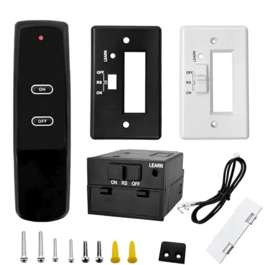 Upgrade Gas Fireplace Remote Switch System Kit for Standard Millivolt Valve Appliances, Compatible with Skytech, Majestic, Ambi
Upgrade Gas Fireplace Remote Switch System Kit for Standard Millivolt Valve Appliances, Compatible with Skytech, Majestic, Ambi