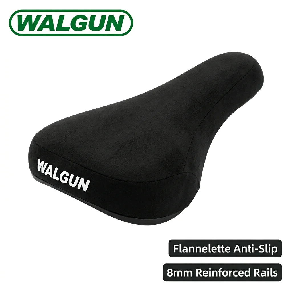 Седло WALGUN Wheelie BMX 240x160 мм, фланелевое, противоскользящее, с усиленными 8-мм направляющими для фикс-байков и трюковых велосипедов, для мужчин и женщин
Седло WALGUN Wheelie BMX 240x160 мм, фланелевое, противоскользящее, с усиленными 8-мм направляющими для фикс-байков и трюковых велосипедов, для мужчин и женщин