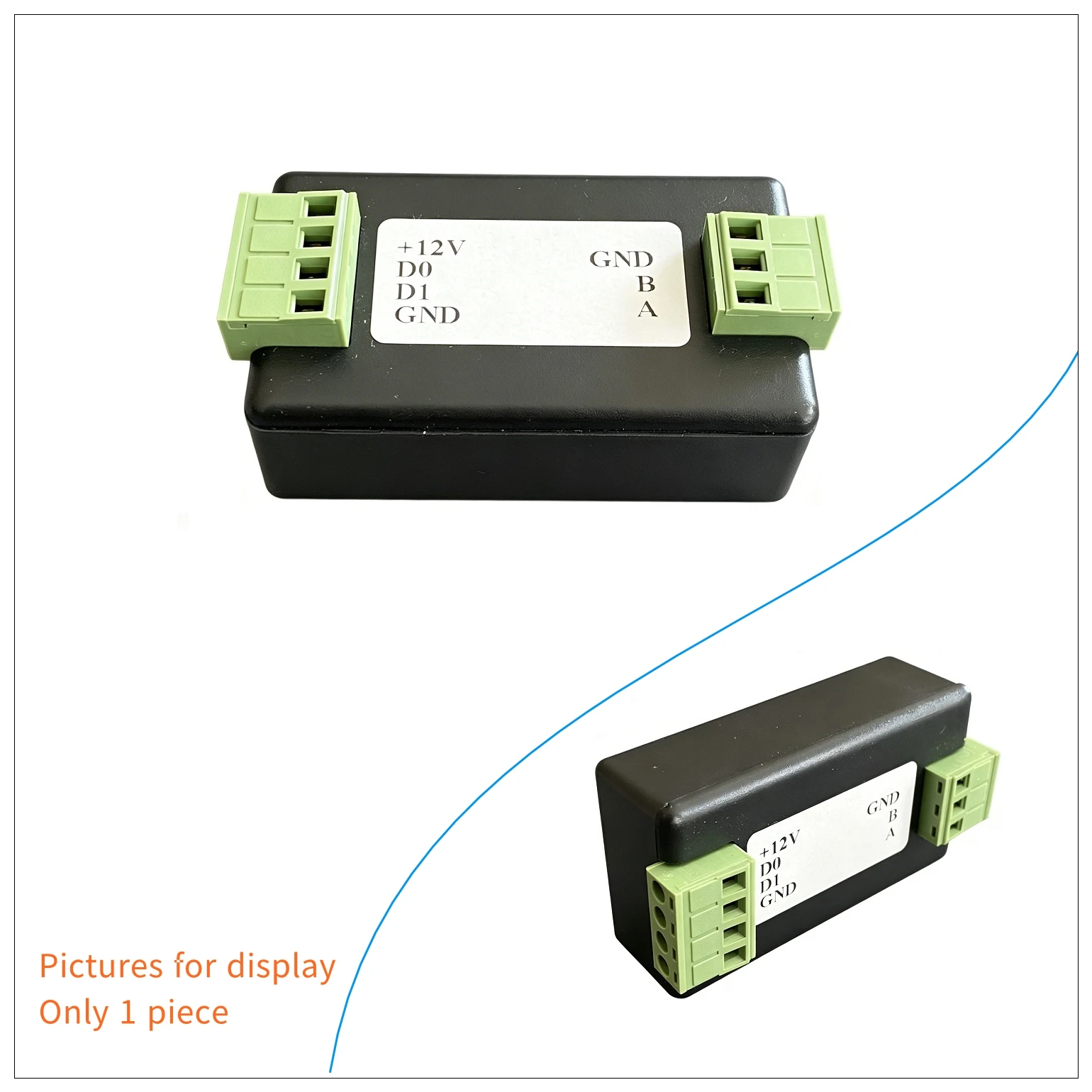 Wiegand WG26 WG34 to RS485 Converter Bidirectional Transmission Wiegand Signal Extender Access Control Module
Wiegand WG26 WG34 to RS485 Converter Bidirectional Transmission Wiegand Signal Extender Access Control Module