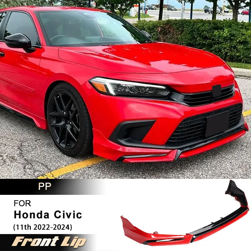 Car Front Bumper Lip Spoiler for Honda Civic 11th 2022-2024 Front Lip Chin Arpon Splitters Body Kits PP Black White Red Grey
Car Front Bumper Lip Spoiler for Honda Civic 11th 2022-2024 Front Lip Chin Arpon Splitters Body Kits PP Black White Red Grey