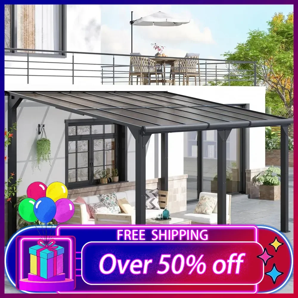 10x14 FT Gazebo,Gazebos on Clearance with Updated Frame Structure and Roof, Hard Top Lean to Gazebo Pergola,Wall Mounted Awnings
10x14 FT Gazebo,Gazebos on Clearance with Updated Frame Structure and Roof, Hard Top Lean to Gazebo Pergola,Wall Mounted Awnings