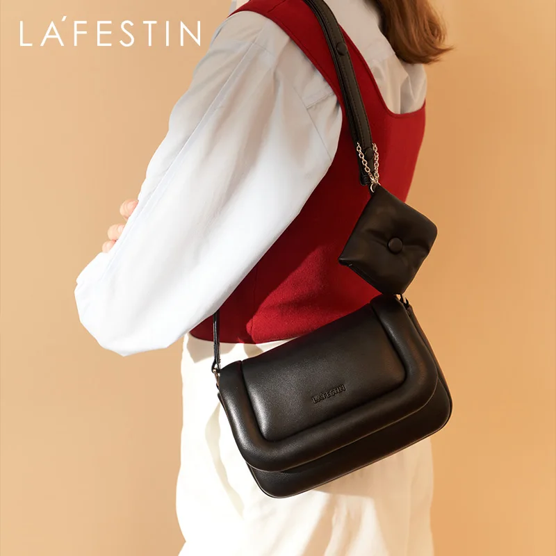 LA FESTIN 2024 New Women's bag Shoulder Bag crossbody bags Luxury Brand Bag Female Messenger Bag Handbags with Mini Bag
LA FESTIN 2024 New Women's bag Shoulder Bag crossbody bags Luxury Brand Bag Female Messenger Bag Handbags with Mini Bag