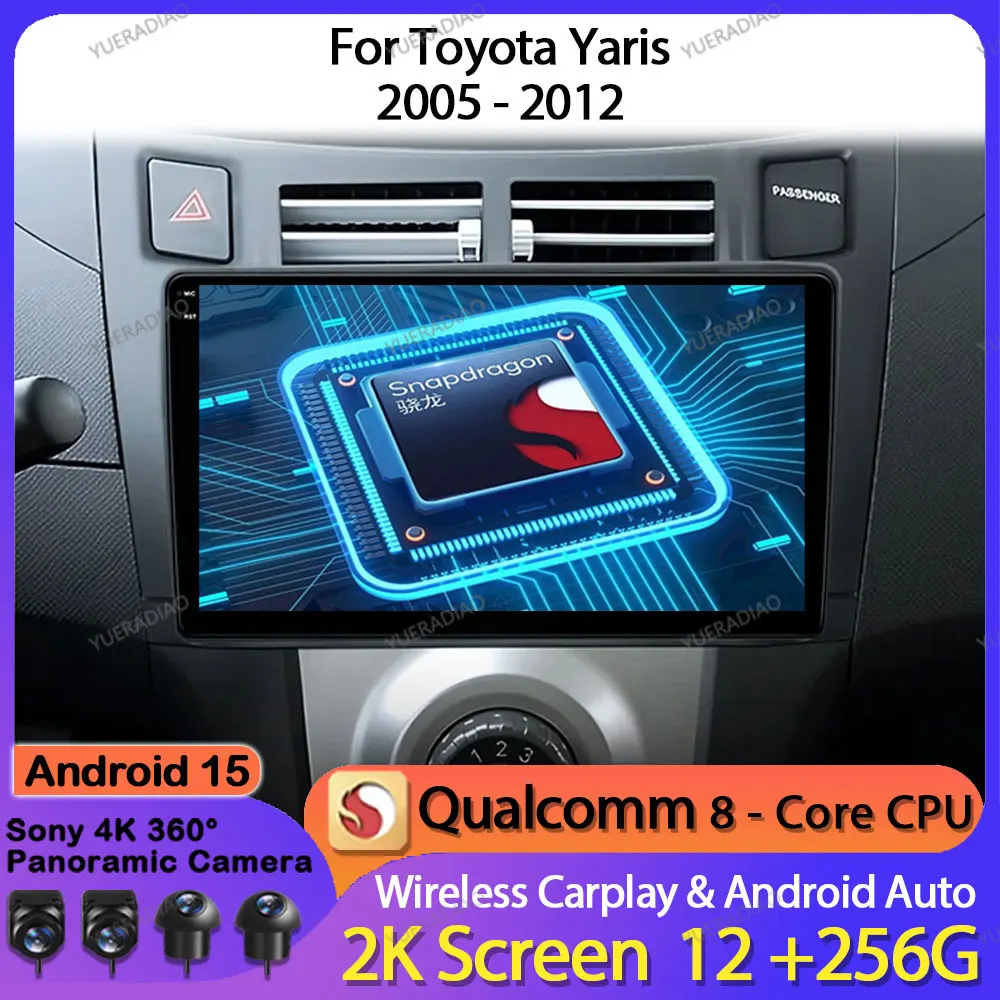 Автомобильный радиоприемник Android 15 для Toyota Yaris 2005-2012 QLED Qualcomm Head Unit 2DIN 4G LTE 5G WIFI Мультимедийный видеоплеер GPS NAVI
Автомобильный радиоприемник Android 15 для Toyota Yaris 2005-2012 QLED Qualcomm Head Unit 2DIN 4G LTE 5G WIFI Мультимедийный видеоплеер GPS NAVI