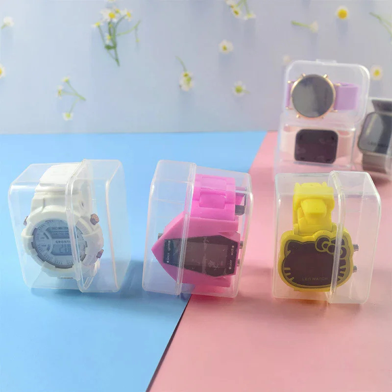 Clear Box Plastic Watch Storage Holder Case Portable Adult Children's Smart Watch Protective Boxes Organizer Jewelry Display Box
Clear Box Plastic Watch Storage Holder Case Portable Adult Children's Smart Watch Protective Boxes Organizer Jewelry Display Box
