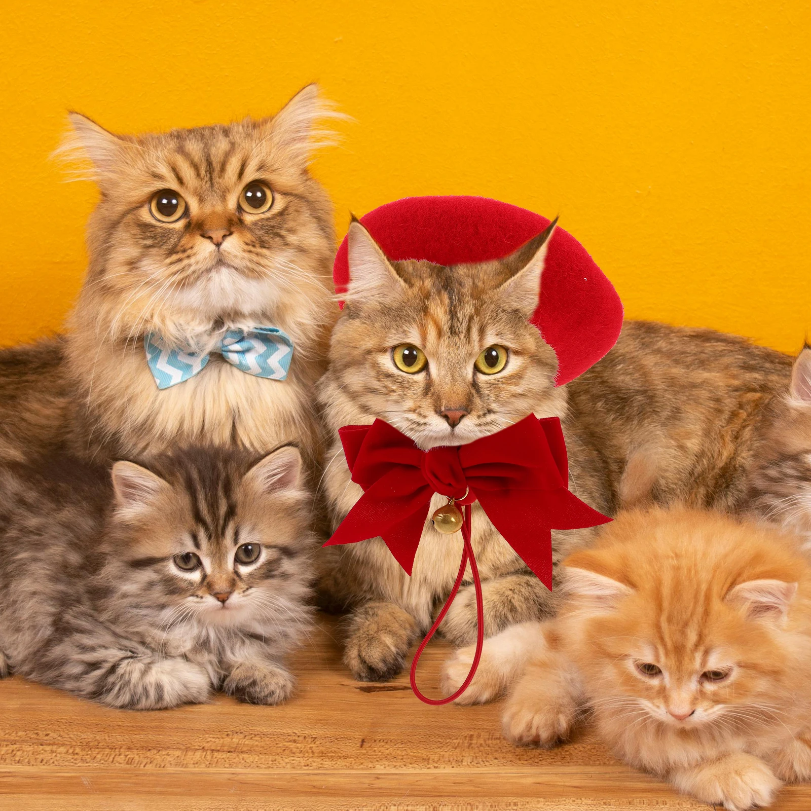 Pet Beret Set Cat Dog Costume Accessories Woolen Hat Collar Bell Adjustable Party Carnival Cosplay Decoration Small Dogs Kitten
Pet Beret Set Cat Dog Costume Accessories Woolen Hat Collar Bell Adjustable Party Carnival Cosplay Decoration Small Dogs Kitten