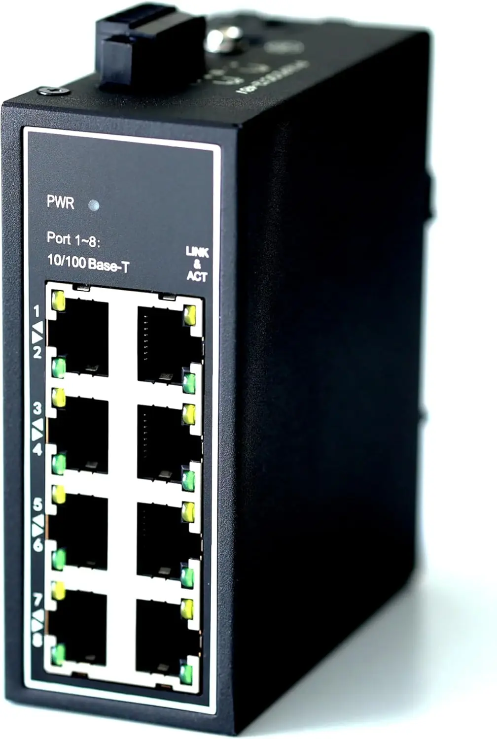 8-Port Industrial Ethernet Switch 10/100Mbps Unmanaged DIN-Rail/Wall-Mount Fanless -30°C~75°C
8-Port Industrial Ethernet Switch 10/100Mbps Unmanaged DIN-Rail/Wall-Mount Fanless -30°C~75°C