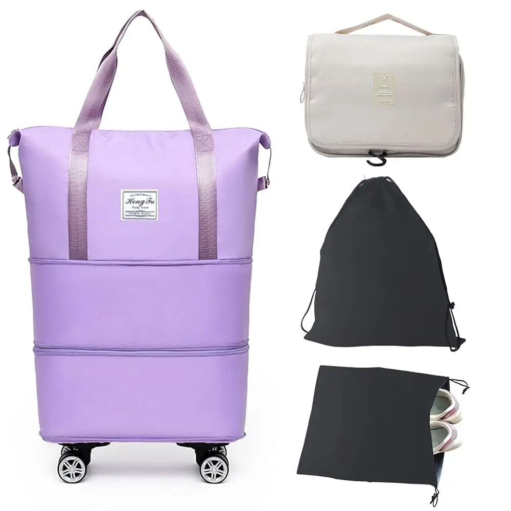 Free ShippingRolling Duffle Bag with Wheels, Large Expandable Tote Bags for Weekend Overnight Carry On Wheeled Duffel with Trave
Free ShippingRolling Duffle Bag with Wheels, Large Expandable Tote Bags for Weekend Overnight Carry On Wheeled Duffel with Trave