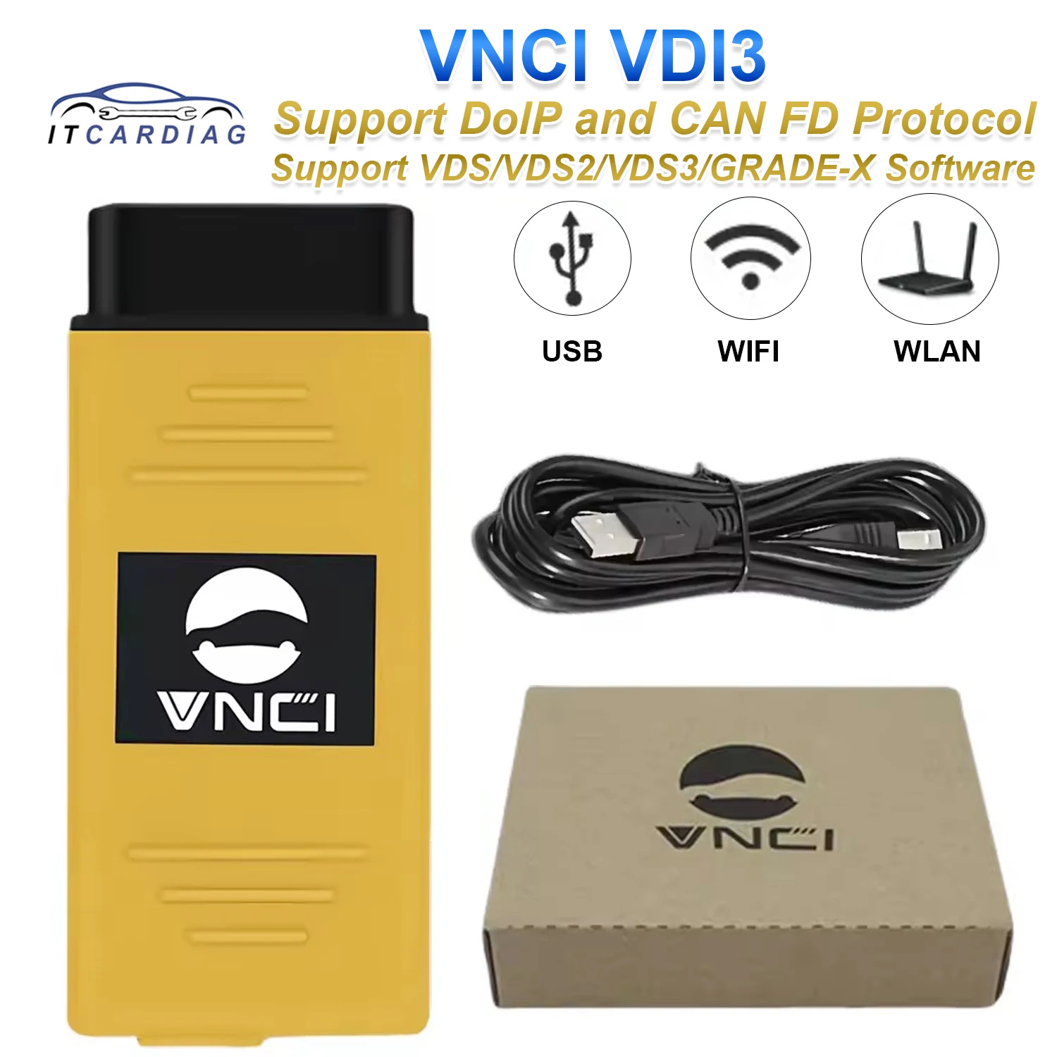 VNCI VDI3 для Rongwei Mg Wuling Baojun Datong диагностический интерфейс поддержка протокола Doip и Canfd, подходит для программного обеспечения Saic Group
VNCI VDI3 для Rongwei Mg Wuling Baojun Datong диагностический интерфейс поддержка протокола Doip и Canfd, подходит для программного обеспечения Saic Group