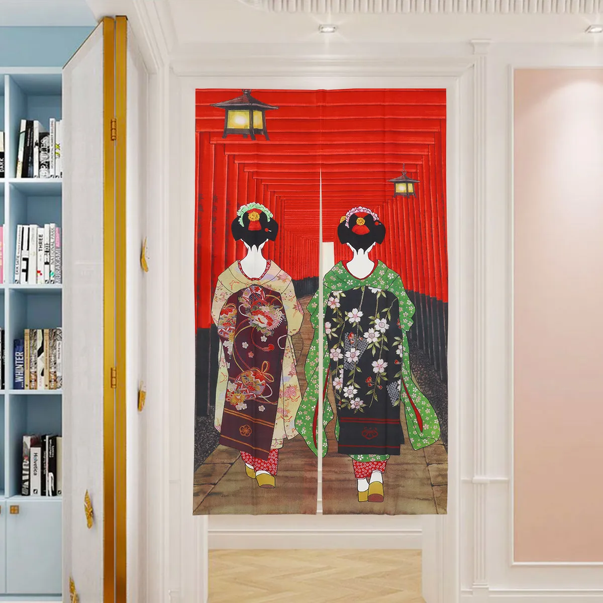 Kimono Pattern Doorway Divider Polyester Curtain For Home Curtain for Home Bedroom Kitchen Pleated Bright Colors
Kimono Pattern Doorway Divider Polyester Curtain For Home Curtain for Home Bedroom Kitchen Pleated Bright Colors