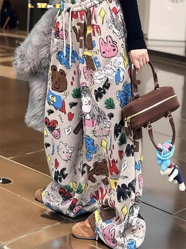 plus Size Women's Fleece Lined Casual Wide Leg Sweatpants High Waist Thickened Autumn Winter Long Floor Length Trousers
plus Size Women's Fleece Lined Casual Wide Leg Sweatpants High Waist Thickened Autumn Winter Long Floor Length Trousers